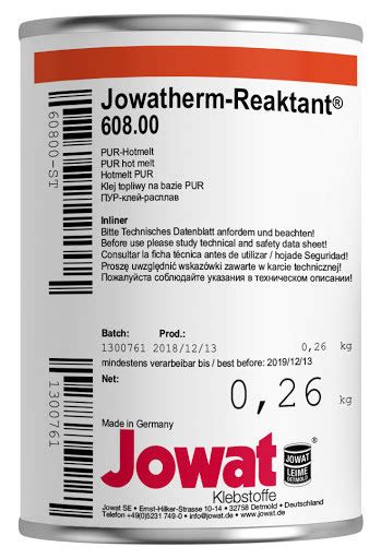 Jowatherm Transparent Pur Hot Melt Hranipex