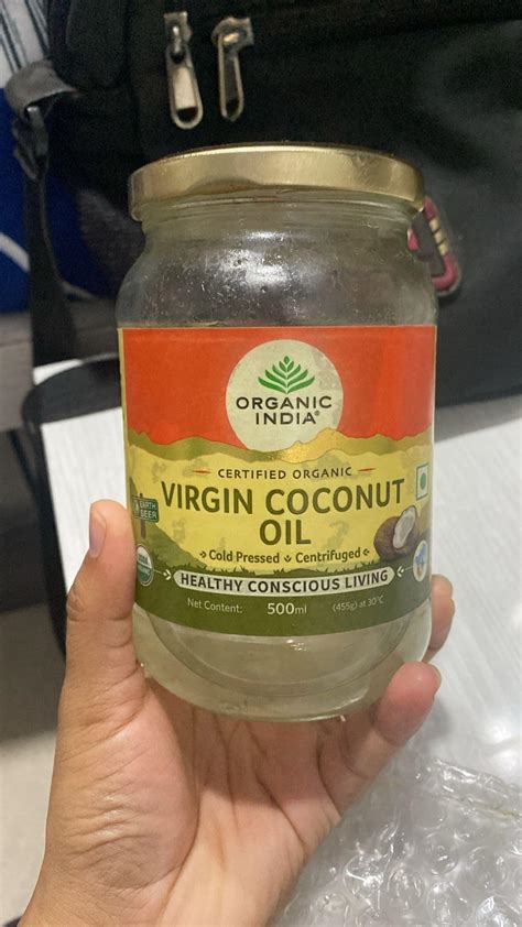 Organic India Virgin Coconut Oil Ml Lab Tested On Parameters