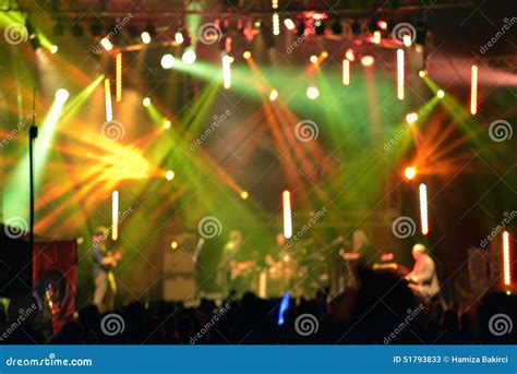 Outdoor rock concert stock image. Image of blur, full - 51793833