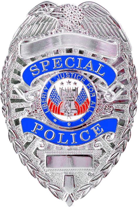 Silver Special Police Shield Police Deluxe Badge Rothco Special