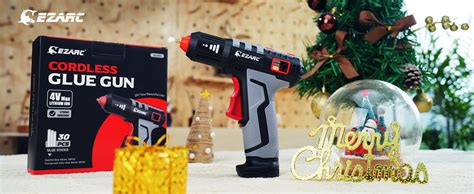 Amazon EZARC Cordless Hot Glue Gun With 30 Pcs Mini Glue Sticks 15s Heating Fast Mini Glue