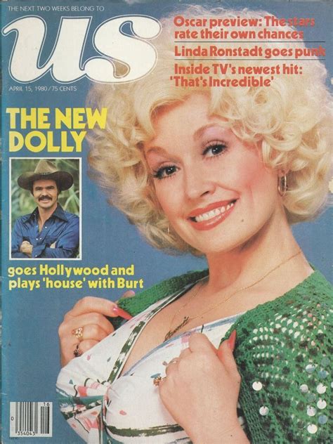 Dolly Parton on the cover US Magazine April 15, 1980 Dolly Parton ...