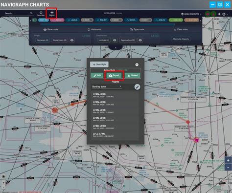 Msfs Tutorials Create Your Flight Plan With Navigraph Charts In Game Panel Simvol