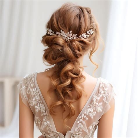 Premium Ai Image Photo Of Braided Crown Updo For Women Updo Hairstyle