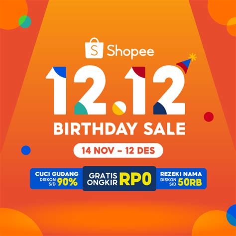 Harbolnas Shopee 12 12 Birthday Sale Voucher