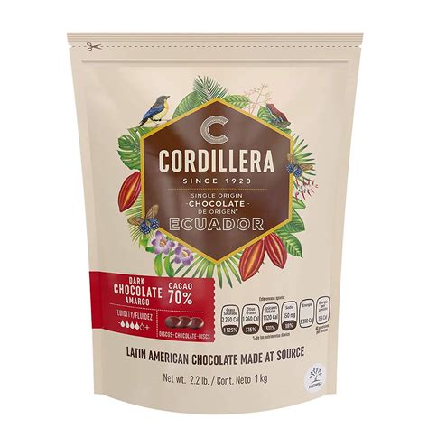 Chocolate Cordillera 70 1kg Ecuador Tiendapan