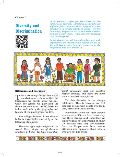 Diversity And Discrimination Ncert Book Of Class Political Science