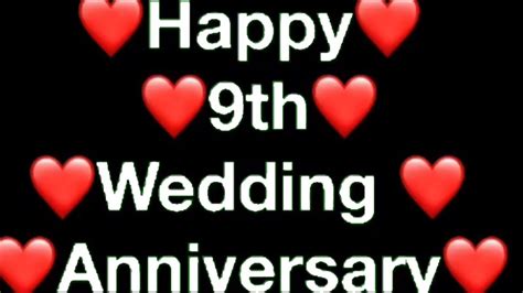 Happy 9th Wedding Anniversary - dohoy