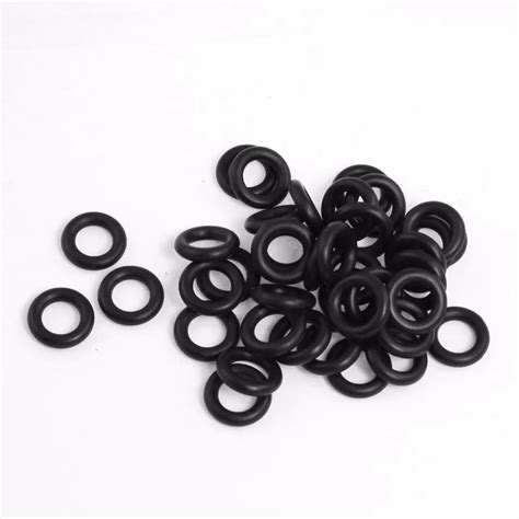 UXCELL 50 Pcs 16mm X 3 5mm X 9mm Mechanical Black NBR O Rings Oil Seal