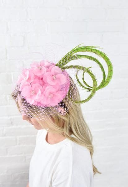 Headcandi Pink And Green Fascinator Green Fascinator Fascinator