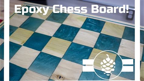 Epoxy Chess Board Easy One Of A Kind Youtube