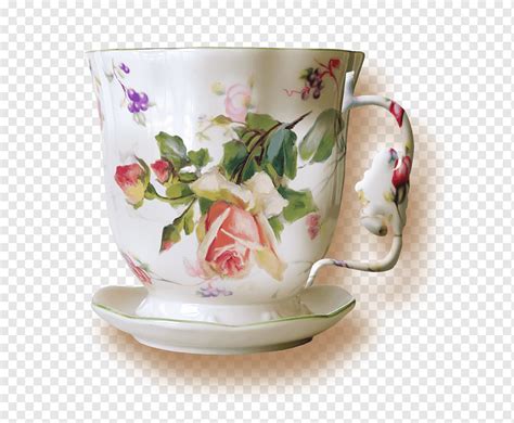 Coffee Cup Saucer Porcelain Mug Mug Vase Flower Saucer Png PNGWing