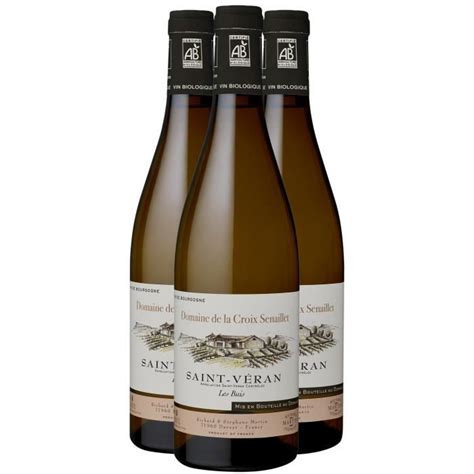 Saint V Ran Les Buis Blanc Bio Lot De X Cl Domaine De La