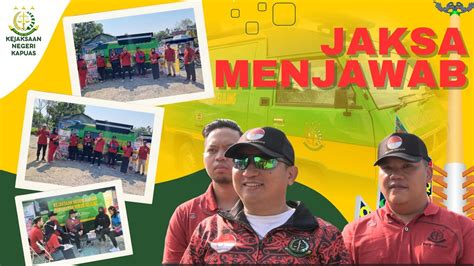 Jaksa Menjawab Di Area Car Free Day Kuala Kapuas Kejaksaan Neger