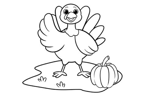 Turkey Coloring Sheet Printable