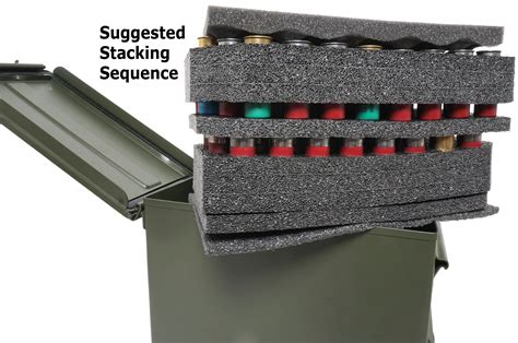 shotgun shell  cal ammo  foam ammo cans case club