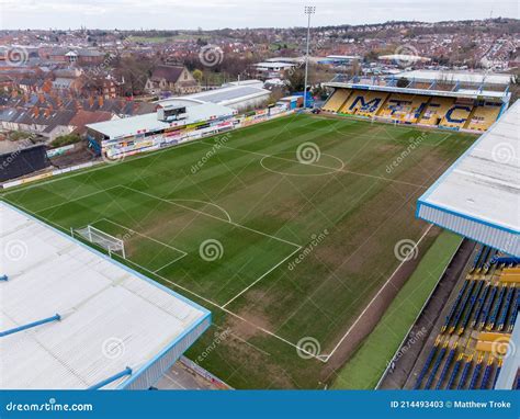 Mansfield Town Football Club One Call Stadium From The Air Drone