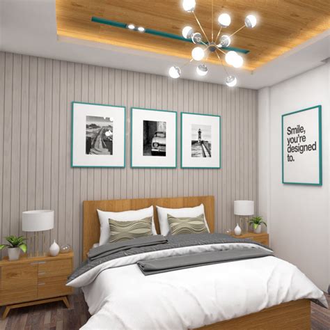 Light Color Bedroom Design Cgtrader