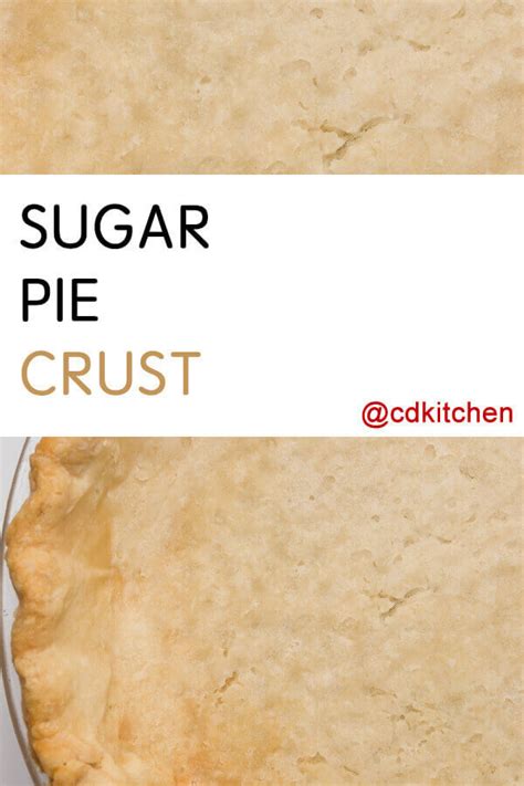 Sugar Pie Crust Recipe | CDKitchen.com