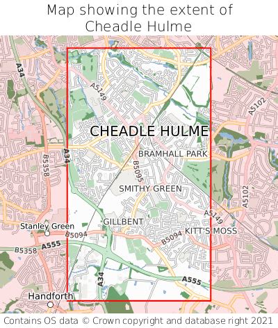 Where is Cheadle Hulme? Cheadle Hulme on a map