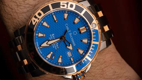 Carl F Bucherer Patravi Scubatec Two Tone Watch Review Ablogtowatch