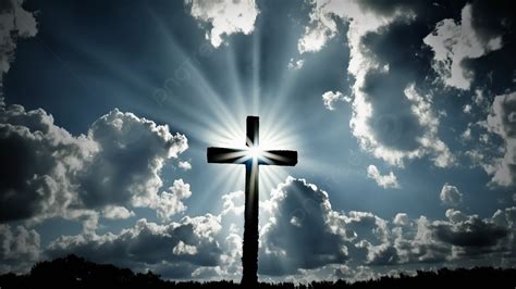 Ascension Day Cross Background Ascension Day Cross Jesus Background