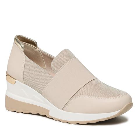 Sneakersy Clara Barson Ws Beige Sneakersy Poltop Nky