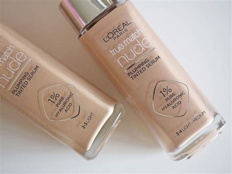 The LOreal Paris True Match Nude Plumping Tinted Serum Foundation