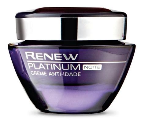 Avon Renew Platinum Creme Anti Idade Noite G Mercadolivre