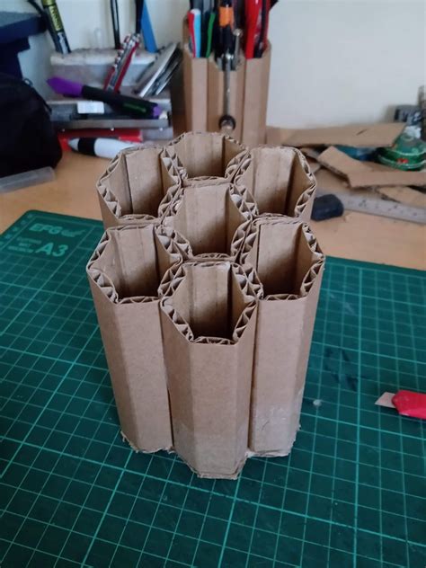 Cardboard Desk Tidy 10 Steps With Pictures Instructables