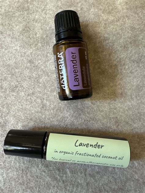 Homemade Essential Oil Roll On Bottle Doterra Lavender 10ml Ebay