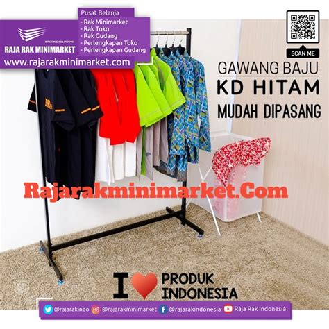 Rak Toko Baju Minimalis Tipe KD Gawang