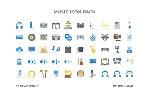 Music Icon Pack Masterbundles