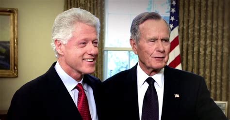 The unlikely friendship between George H.W. Bush and Bill Clinton