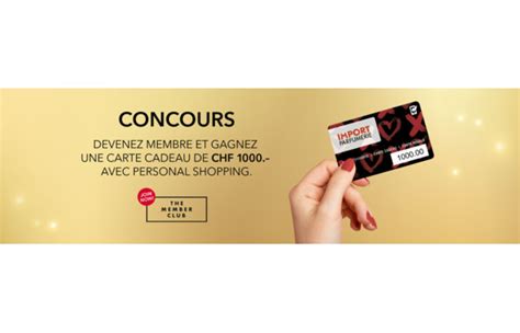 Concours Gagnez Une Carte Cadeau Import Parfumerie D Une Valeur De