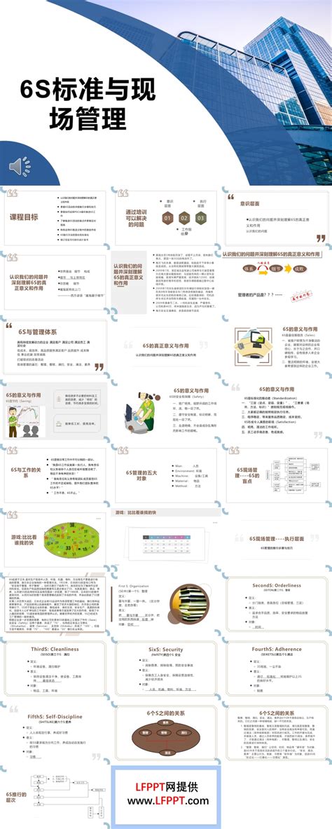 6s管理6s标准与现场管理6s管理培训ppt下载 Lfppt