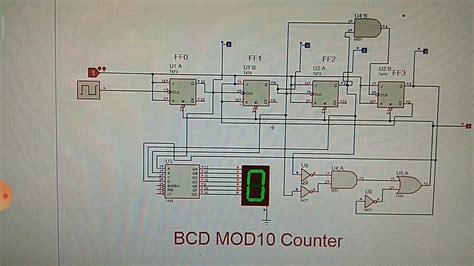 Mod Counter Implementation With Proteus Youtube