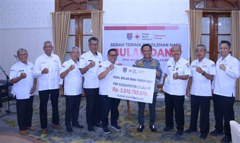 Fantastis Bulan Dana Pmi Kabupaten Cilacap Tahun Mencapai Rp