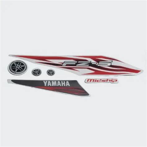 Stckr Set Fzs T2 Whi Tank Red Indian Bikes Spares