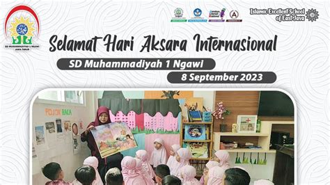 Selamat Hari Aksara Internasional SD Muhammadiyah 1 Ngawi YouTube