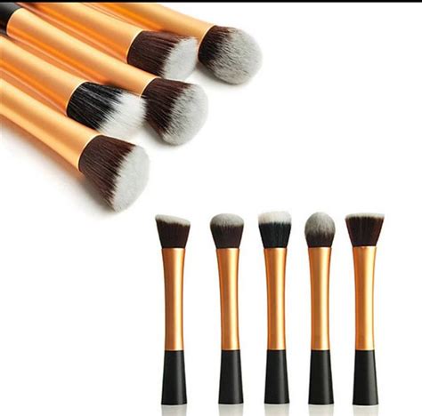 5 Piece Professional Gold Brush Set By Makeuporganisors On Etsy It Cosmetics Brushes Makeup