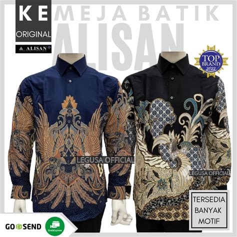 Jual Kemeja Alisan Batik Lengan Panjang Slimfit Shopee Indonesia