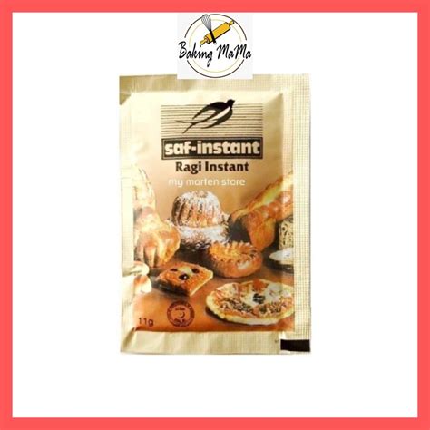 SAF Instant Yeast 11g Ragi Instant Yis Segera SAF HALAL Instant Dry