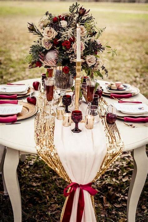 Cheerful Dusty Rose And Burgundy Wedding Color Inspirations