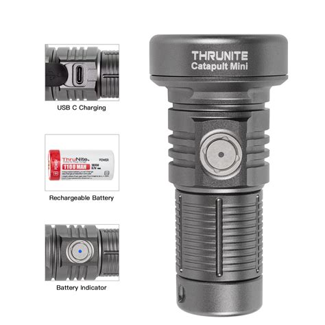 Mua Thrunite Led Flashlight Rechargeable Catapult Mini Meters Long