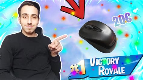 JE TENTE DE FAIRE TOP 1 AVEC UNE SOURIS A 20 SUR FORTNITE BATTLE