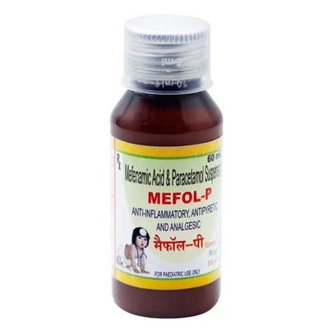 Mefol P Mefenamic Acid Paracetamol Suspension Mg At Rs Bottle