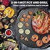 Amazon OVENTE Electric Hot Pot And Grill Combo In Portable Countertop Cooker With