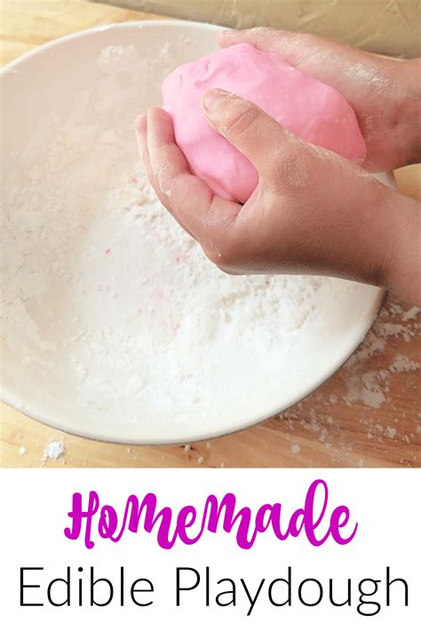 Edible Homemade Playdough Recipe