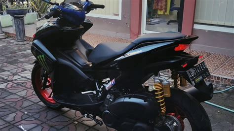 Motor Aerox Modif Simple Modifikasi Motor Aerox Paling Keren Dan